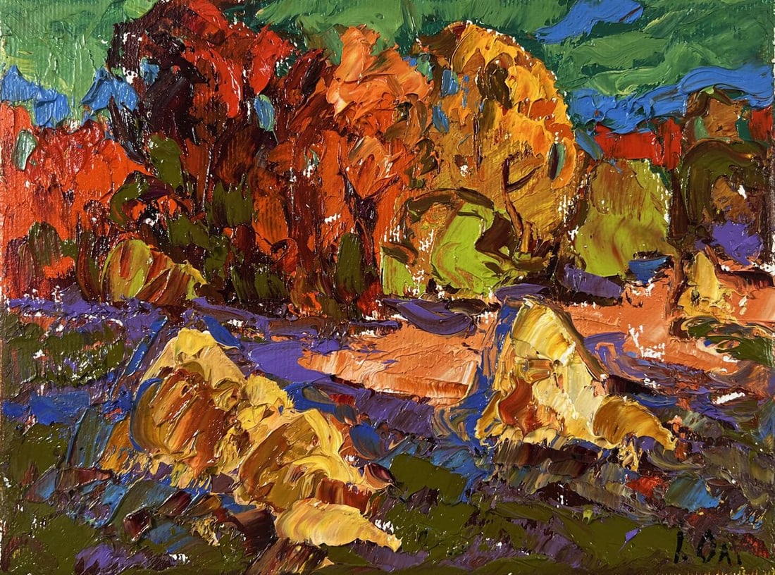 Oil painting Autumn horizon Alex Kalenyuk - 3