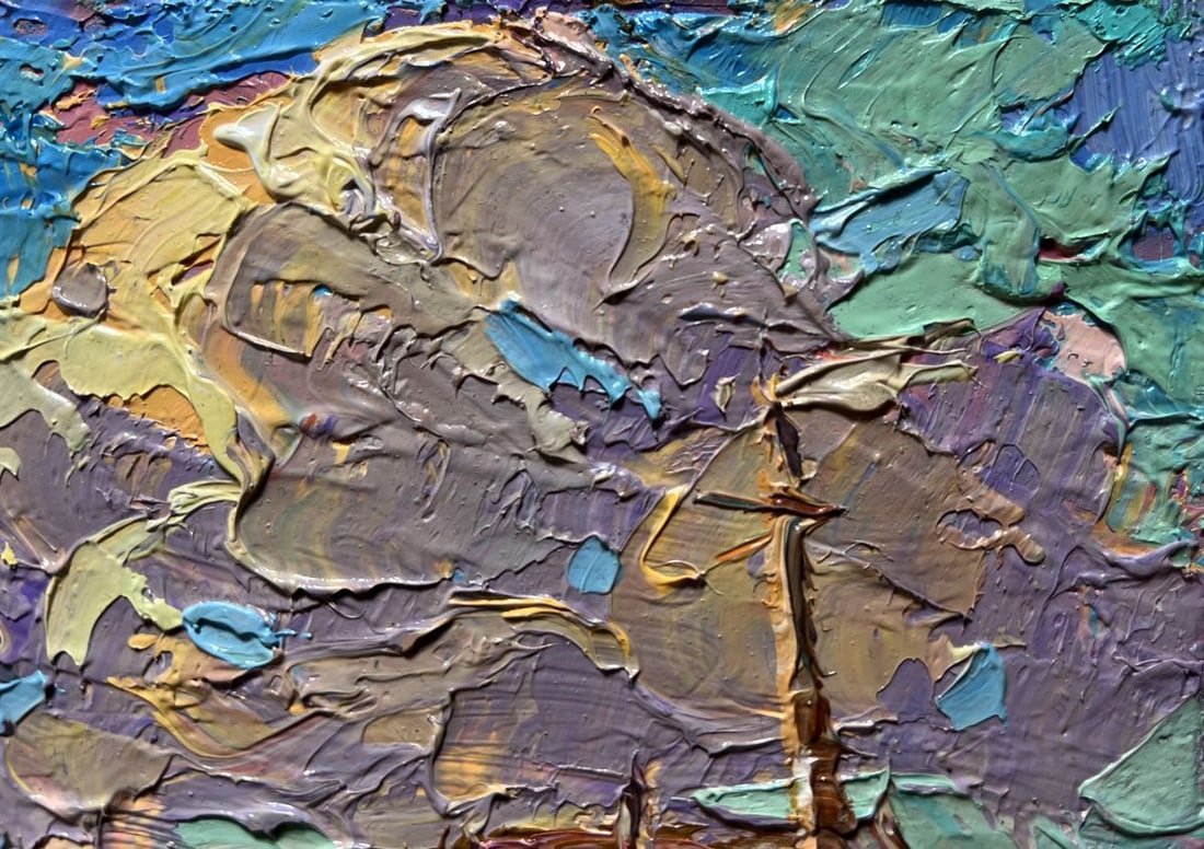 Oil painting Early autumn morning Alex Kalenyuk - 6