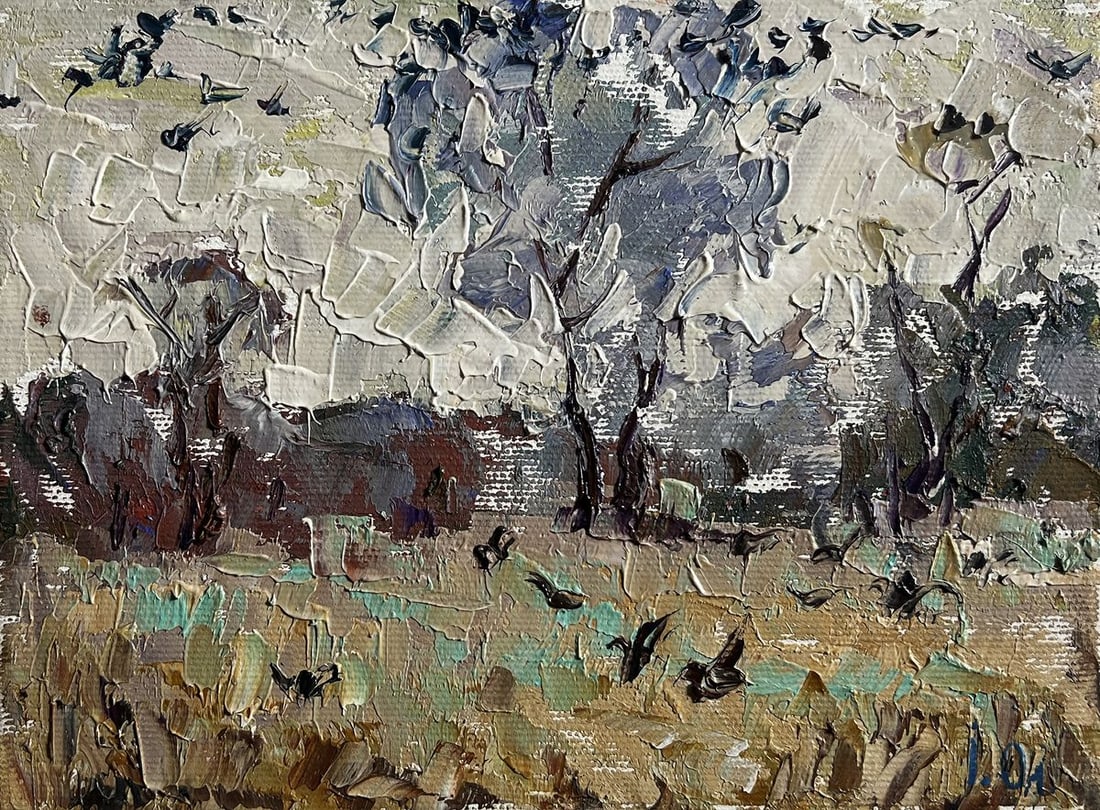 Oil painting Deep autumn has arrived Alex Kalenyuk - 3