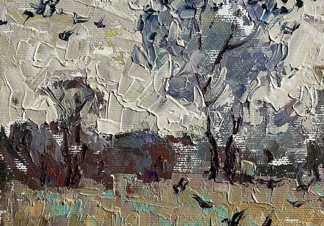 Oil painting Deep autumn has arrived Alex Kalenyuk - 7