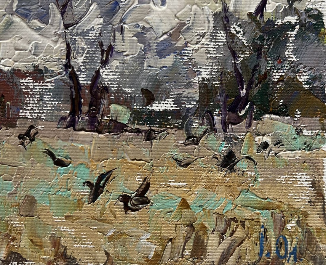 Oil painting Deep autumn has arrived Alex Kalenyuk - 9