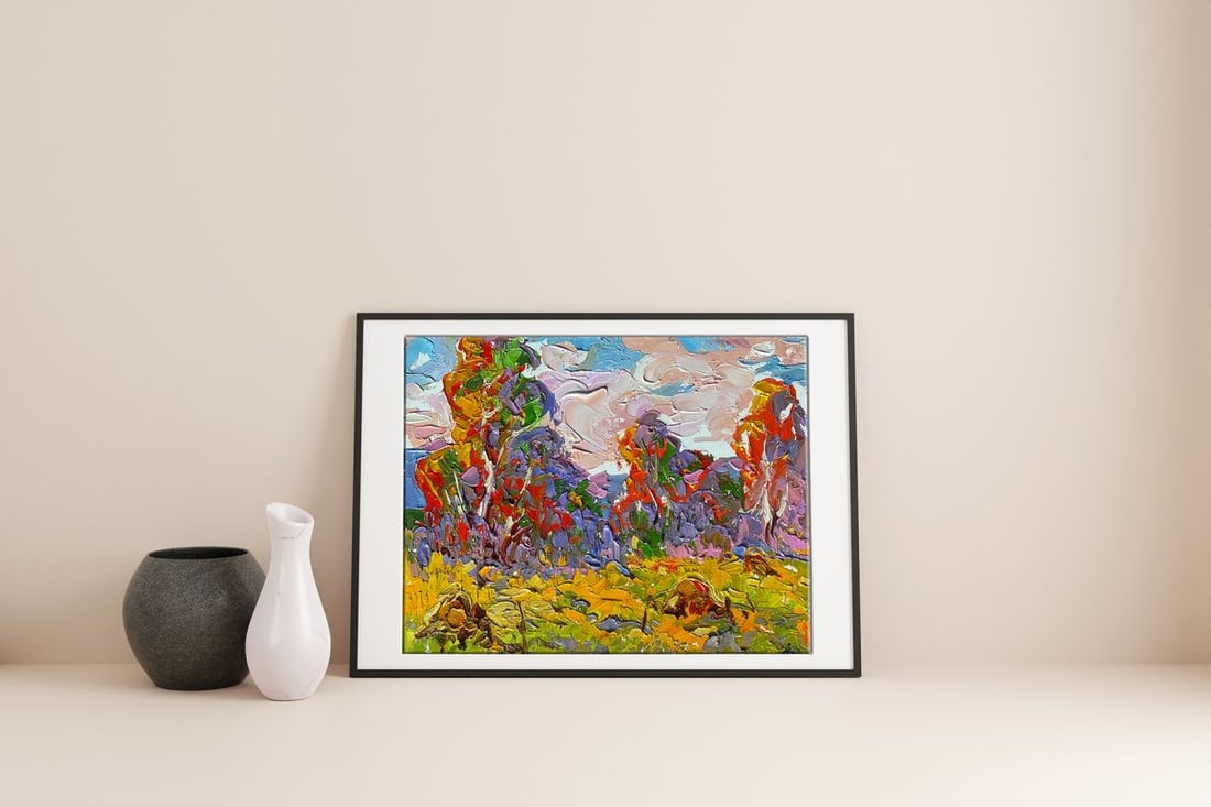 Oil painting Colorful autumn Alex Kalenyuk - 3