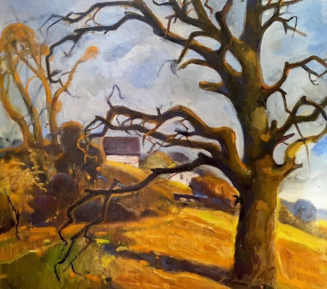 Oil painting The last ray Litvinov Oleg Arkad'yevich (1 of 13)