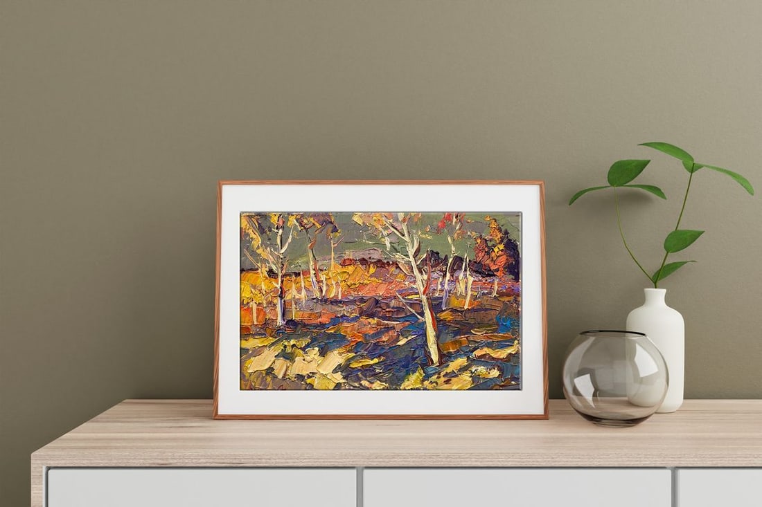 Oil painting Evening rays Kalenyuk Alex - 3