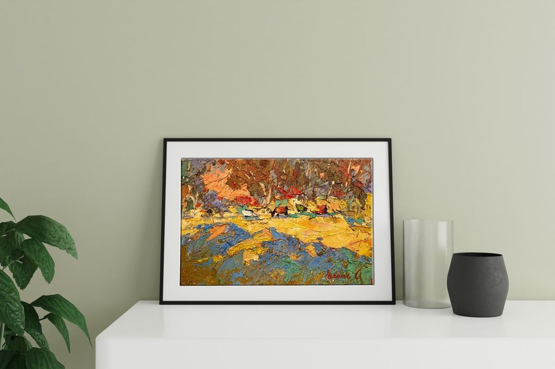 Oil painting Autumn setting Kalenyuk Alex - 2