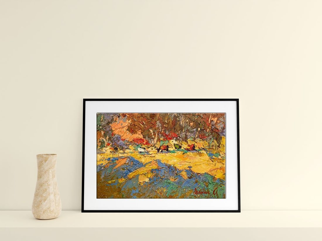 Oil painting Autumn setting Kalenyuk Alex - 3