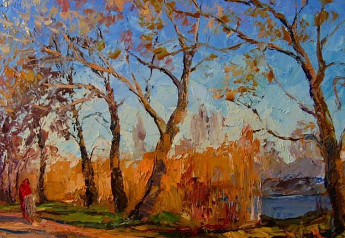 Oil painting On a walk / Serdyuk Boris Petrovich - 4