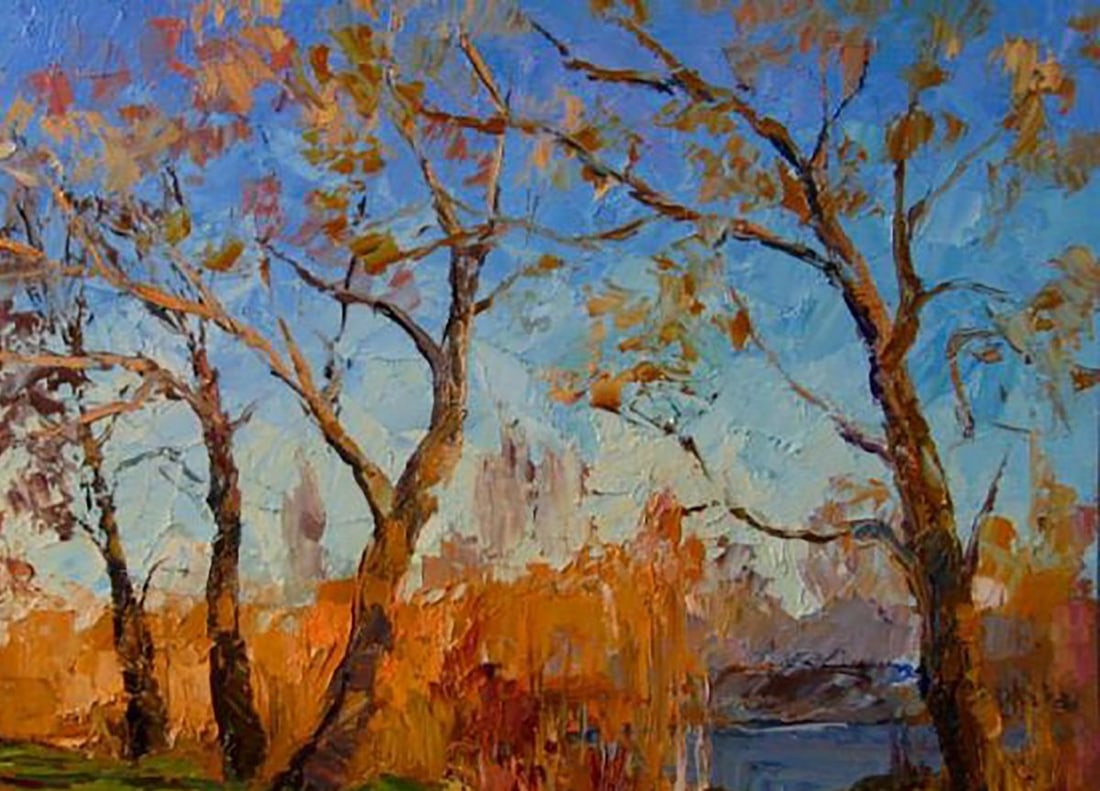 Oil painting On a walk / Serdyuk Boris Petrovich - 5