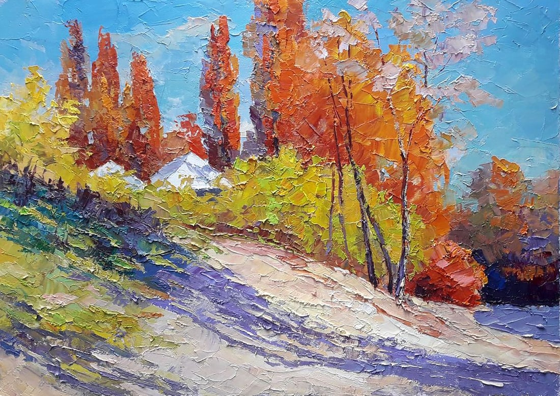 Oil painting Sand hill Serdyuk Boris Petrovich (1 of 8)