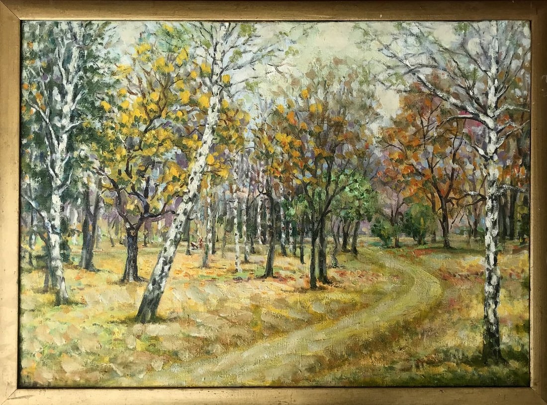 Oil painting In the park Shapoval Ivan Leontyevich (1 of 12)
