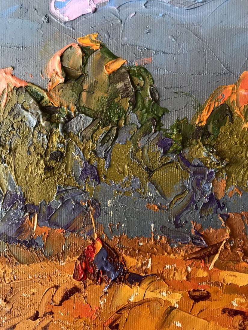 Oil painting Warm evening Kalenyuk Alex - 5