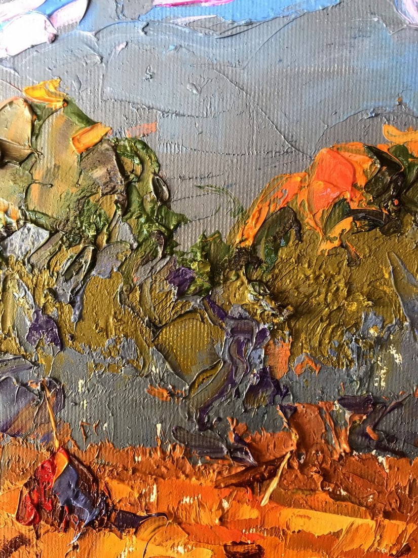 Oil painting Warm evening Kalenyuk Alex - 6