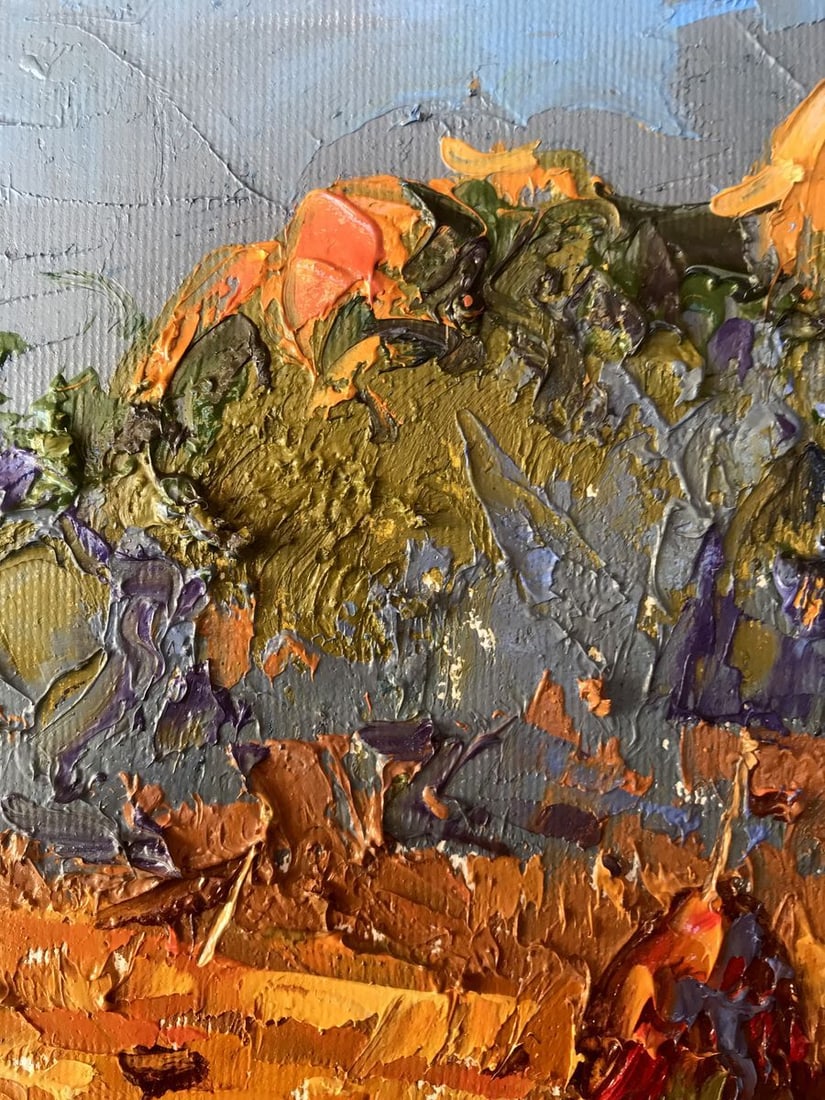 Oil painting Warm evening Kalenyuk Alex - 9