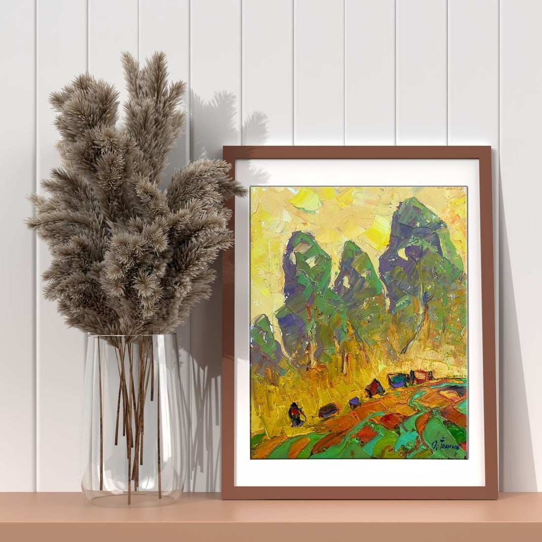 Oil painting Autumn field Kalenyuk Alex - 3