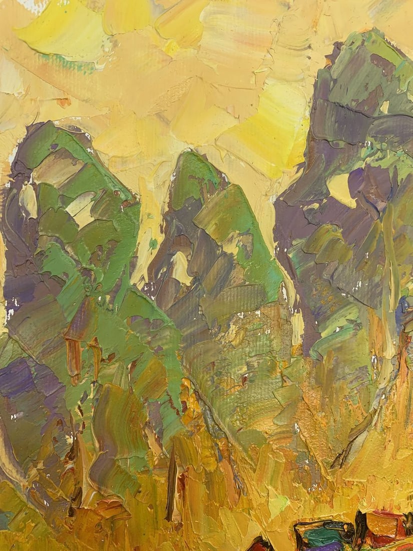 Oil painting Autumn field Kalenyuk Alex - 4