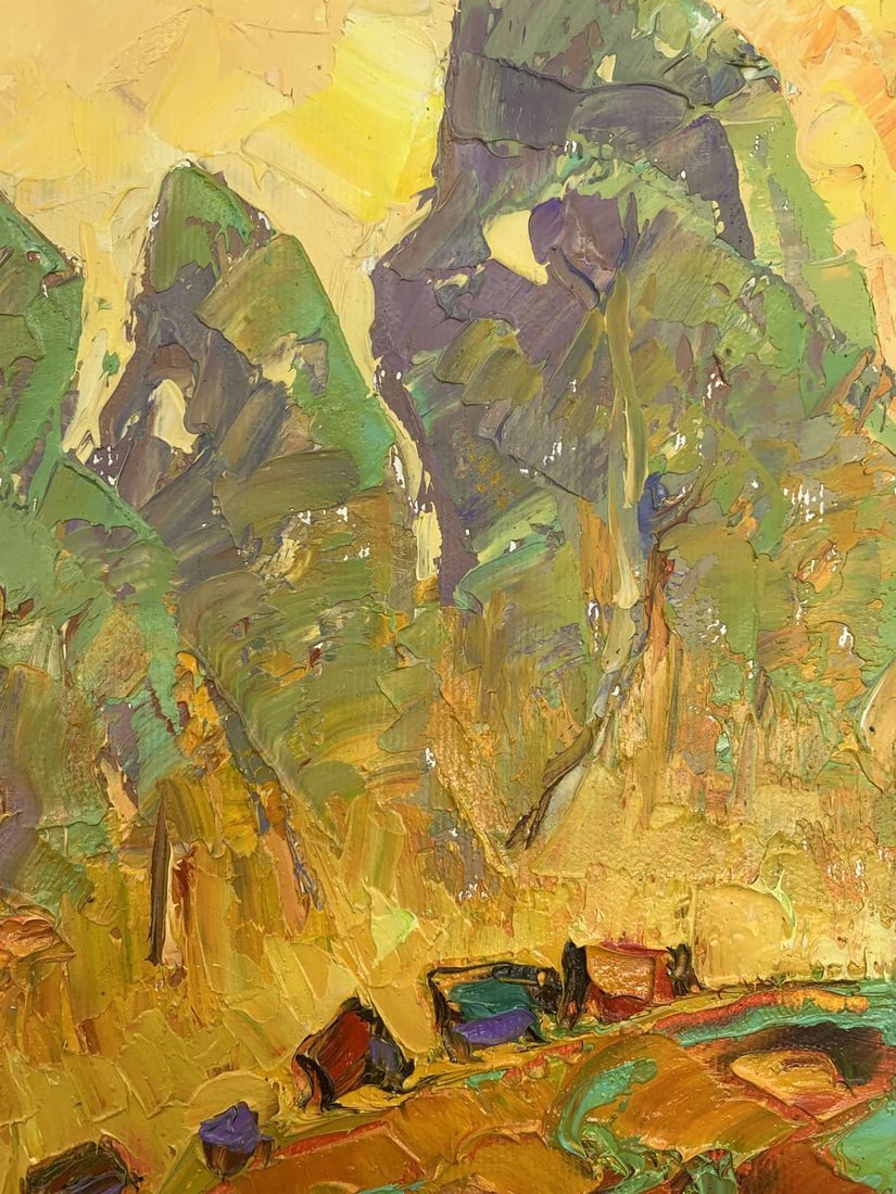 Oil painting Autumn field Kalenyuk Alex - 7