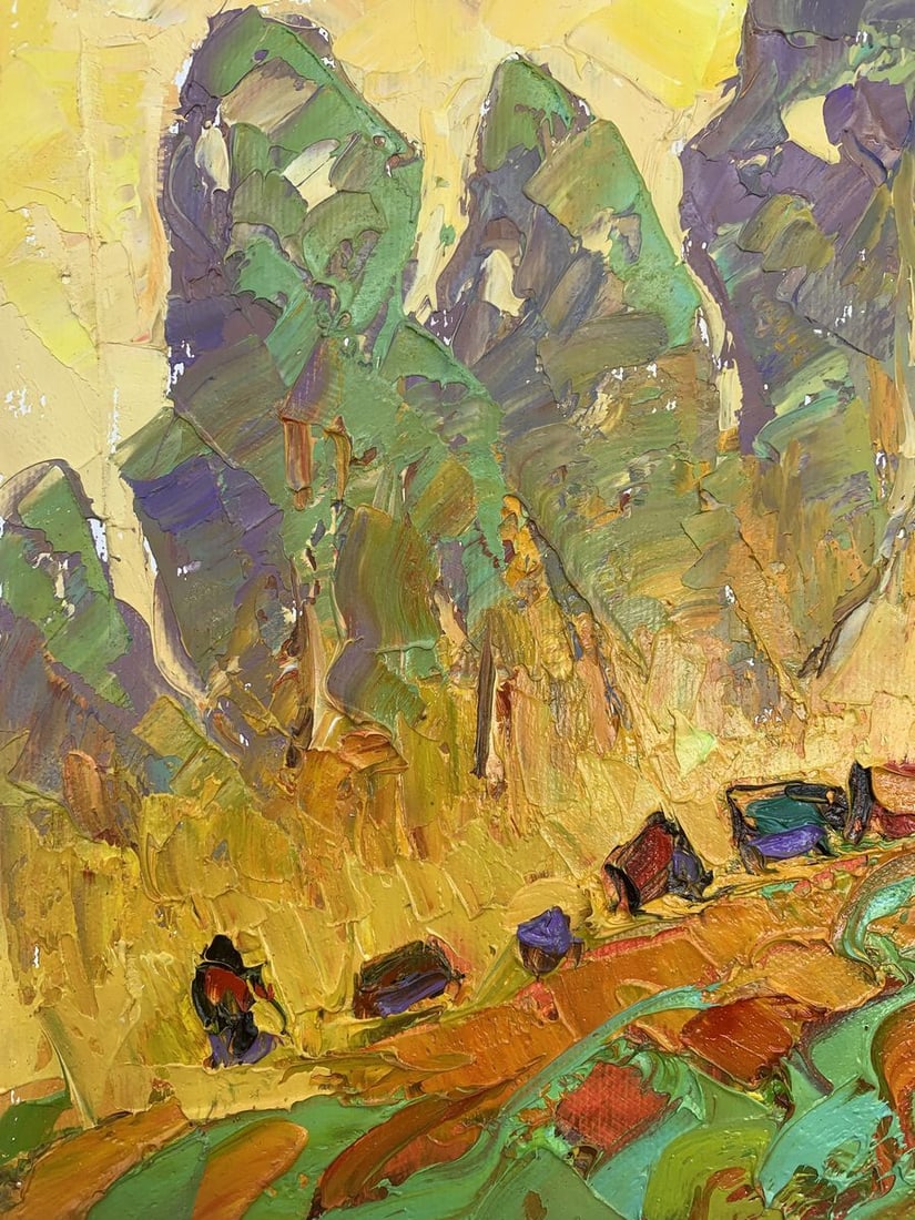 Oil painting Autumn field Kalenyuk Alex - 8