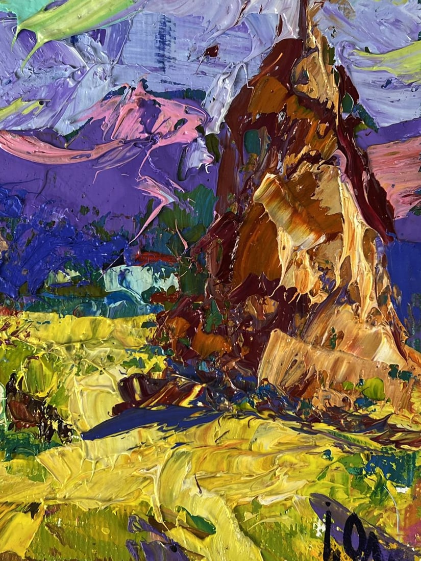 Oil painting Early morning in the fields Oleksiy Ivanyuk - 10