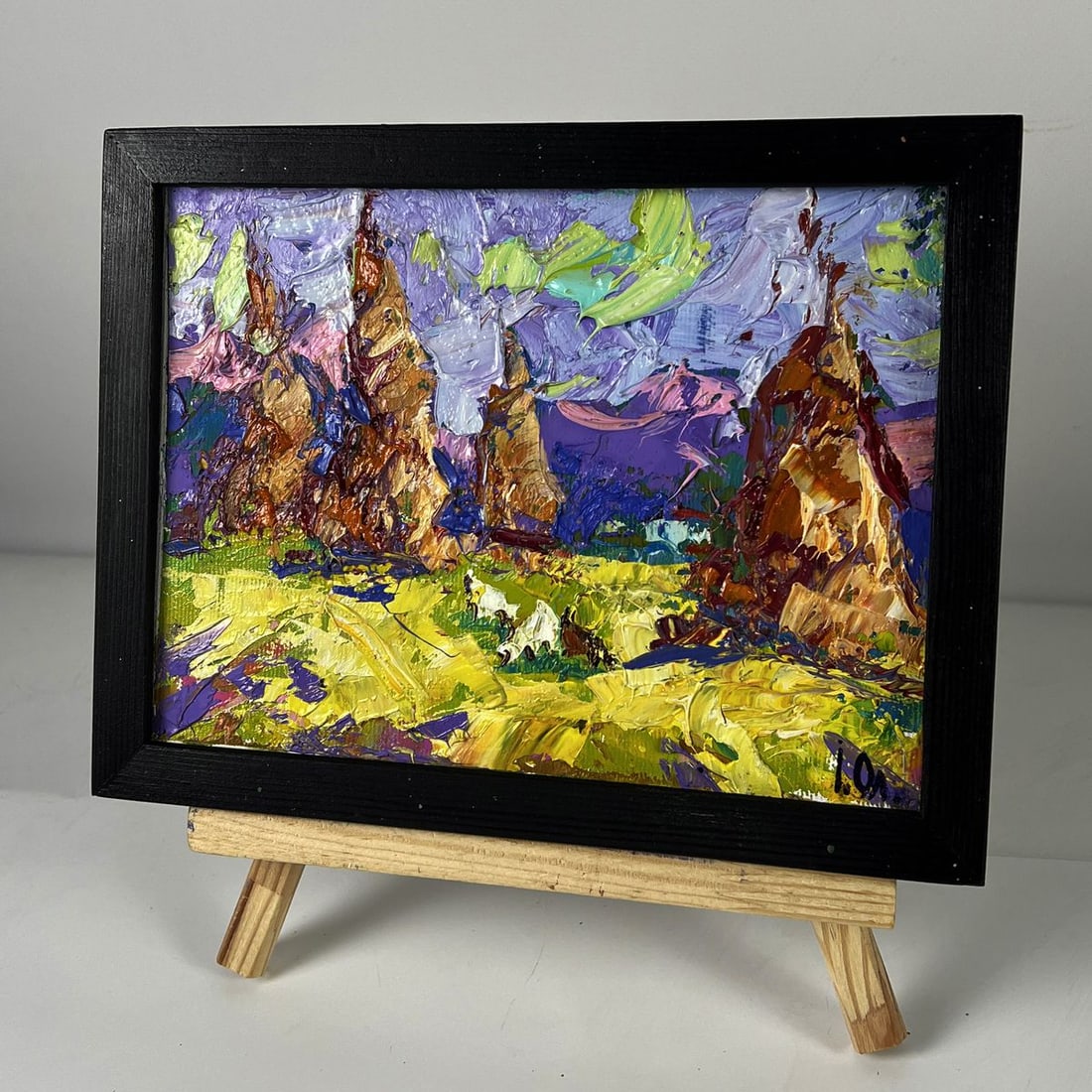 Oil painting Early morning in the fields Oleksiy Ivanyuk - 2