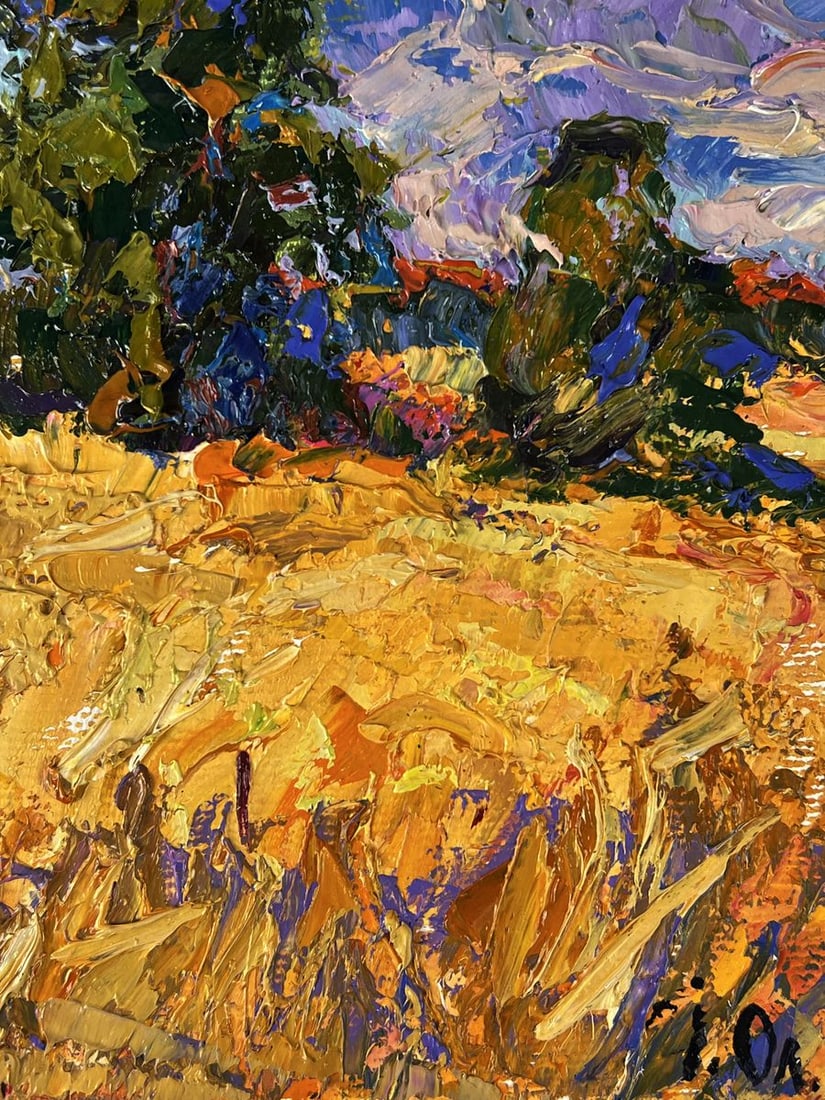 Oil painting Golden Field under the sky Oleksiy Ivanyuk - 10