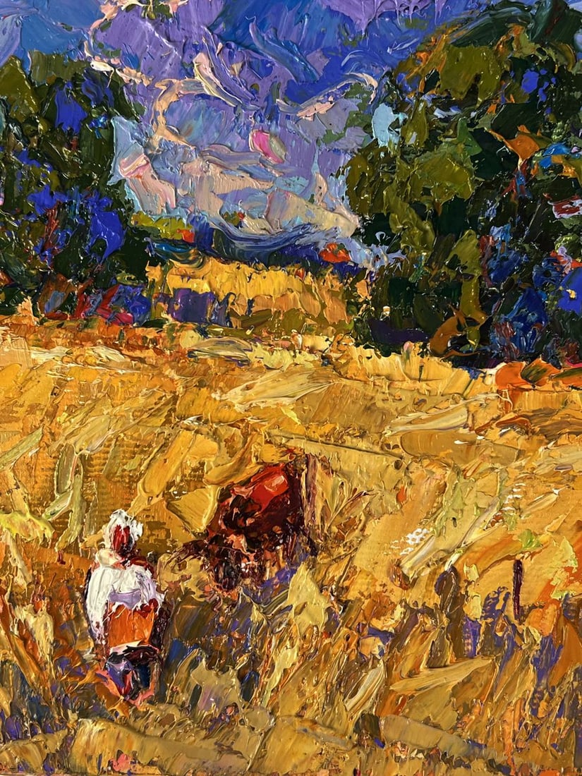 Oil painting Golden Field under the sky Oleksiy Ivanyuk - 5