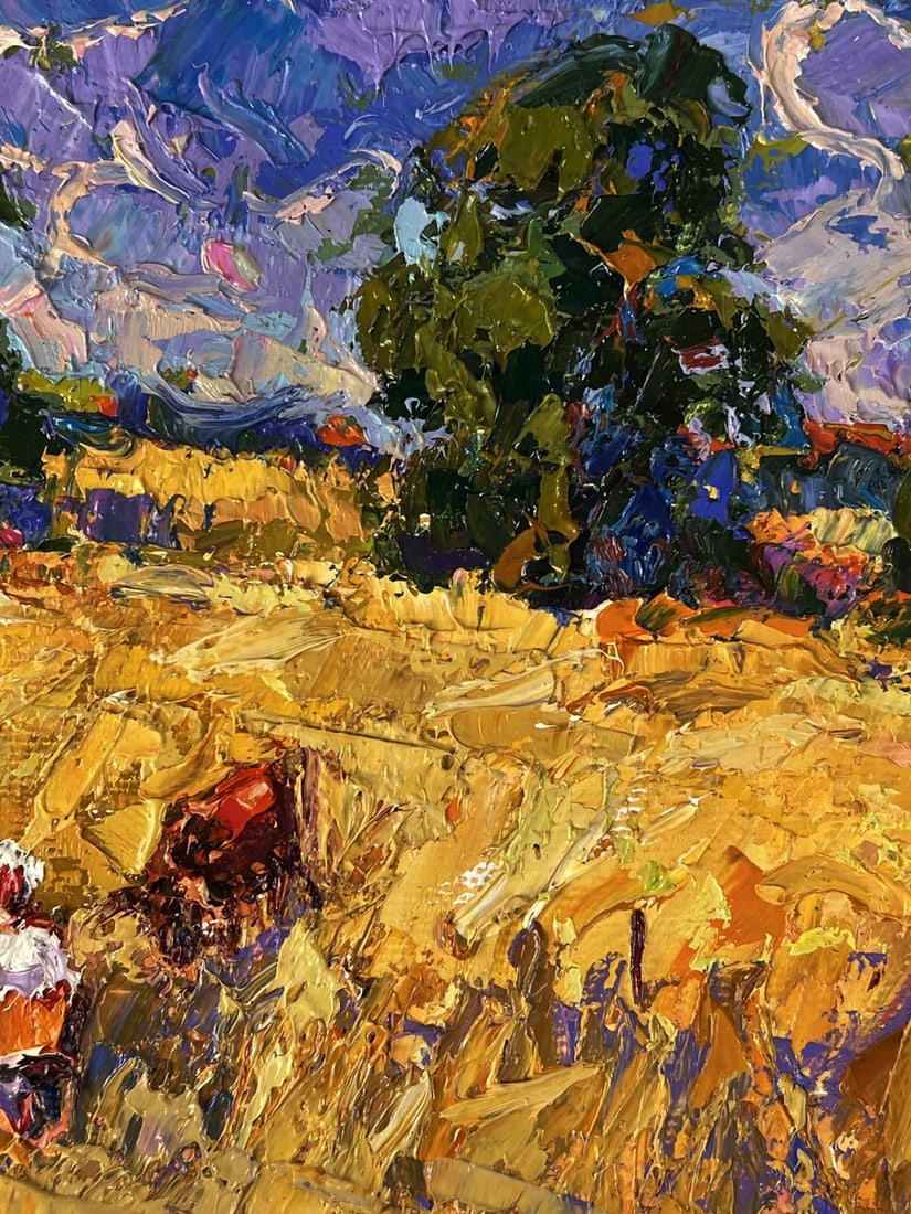 Oil painting Golden Field under the sky Oleksiy Ivanyuk - 6