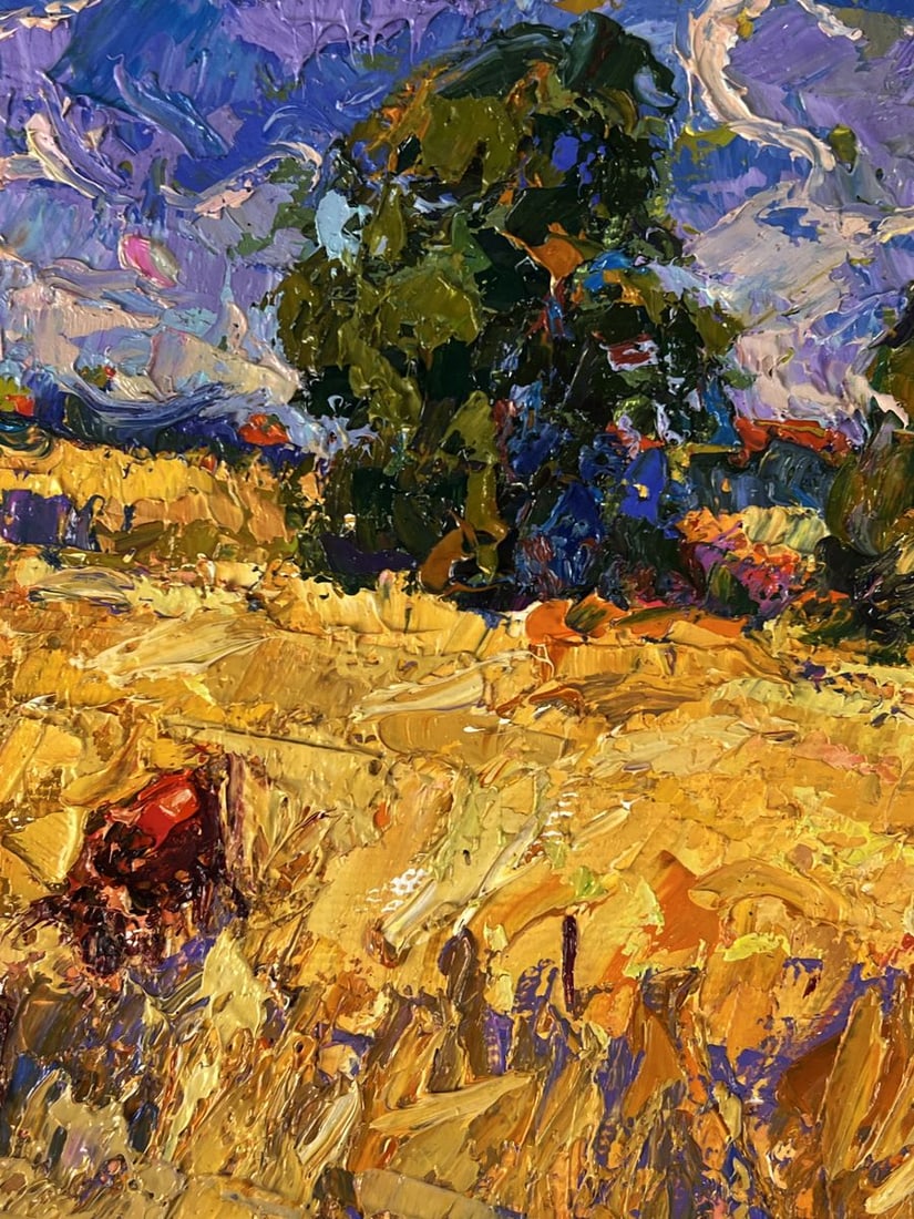 Oil painting Golden Field under the sky Oleksiy Ivanyuk - 7