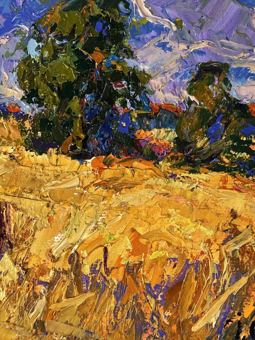 Oil painting Golden Field under the sky Oleksiy Ivanyuk - 9