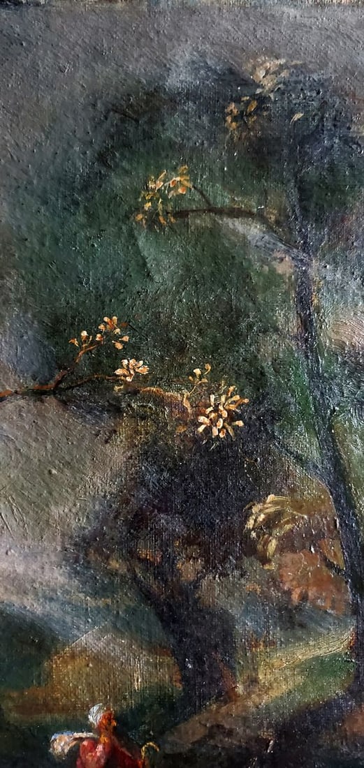 Oil painting Landscape with goats Daniil Litvinov - 5