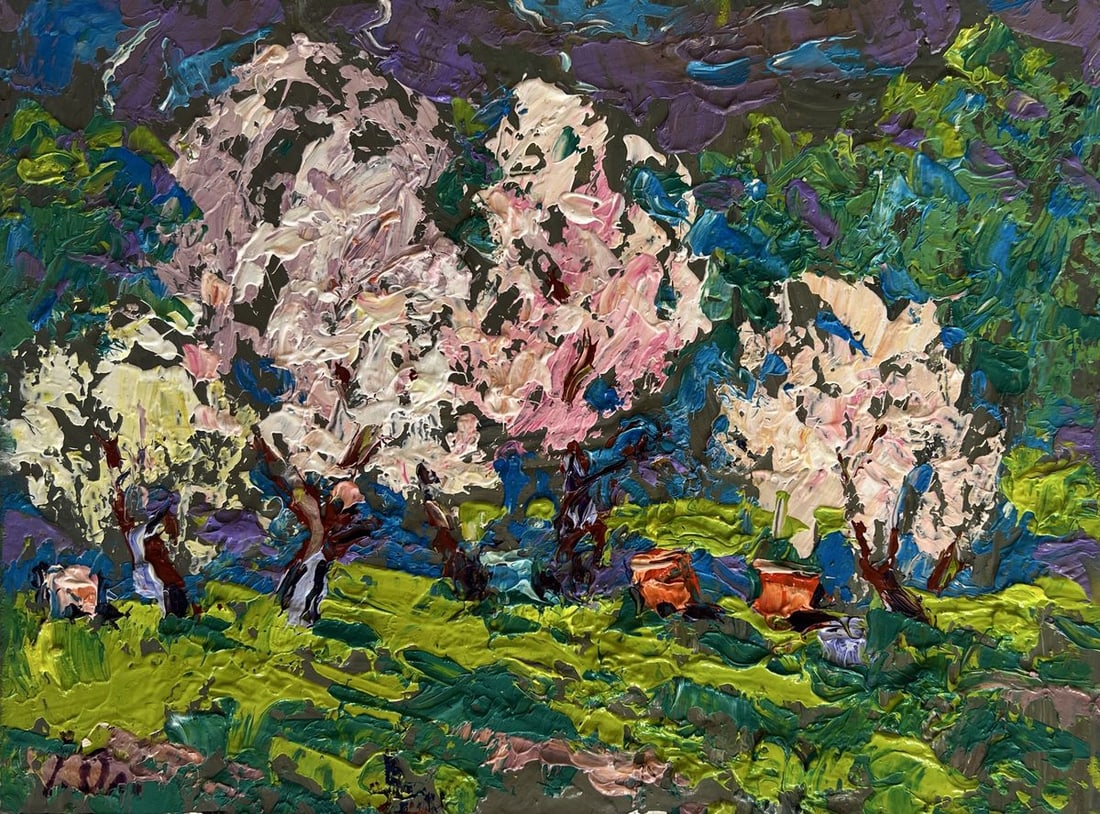 Oil painting Spring Blossom Alex Kalenyuk - 3
