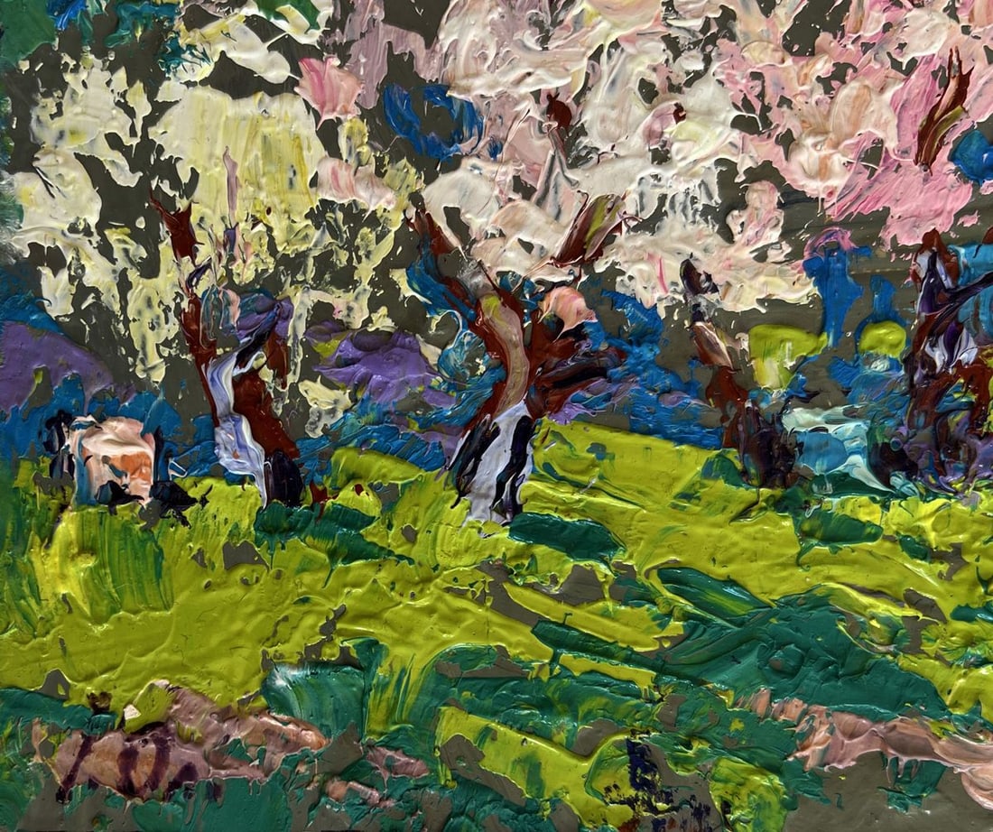 Oil painting Spring Blossom Alex Kalenyuk - 7