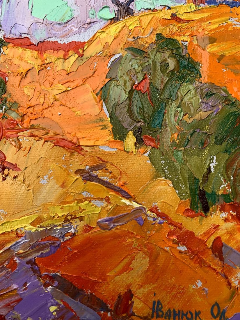 Oil painting Strong wind Kalenyuk Alex - 11