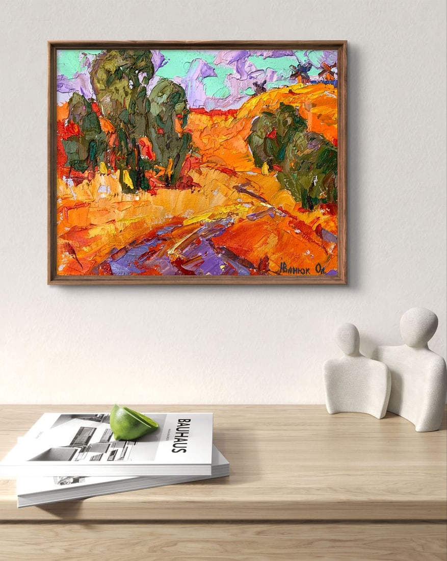 Oil painting Strong wind Kalenyuk Alex - 3