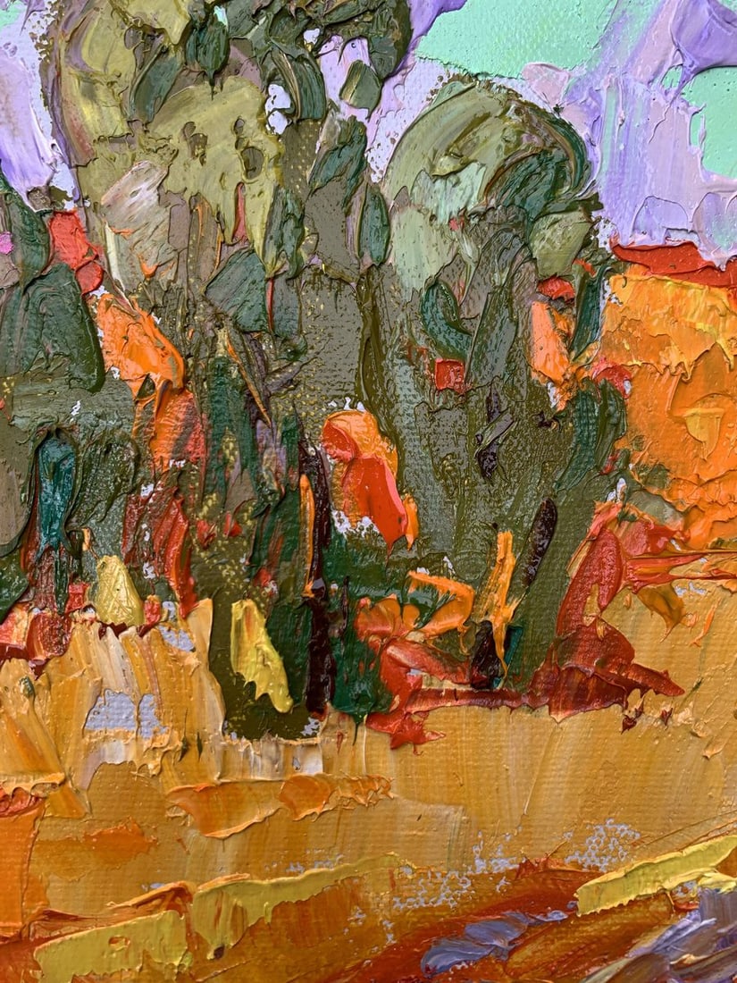 Oil painting Strong wind Kalenyuk Alex - 4