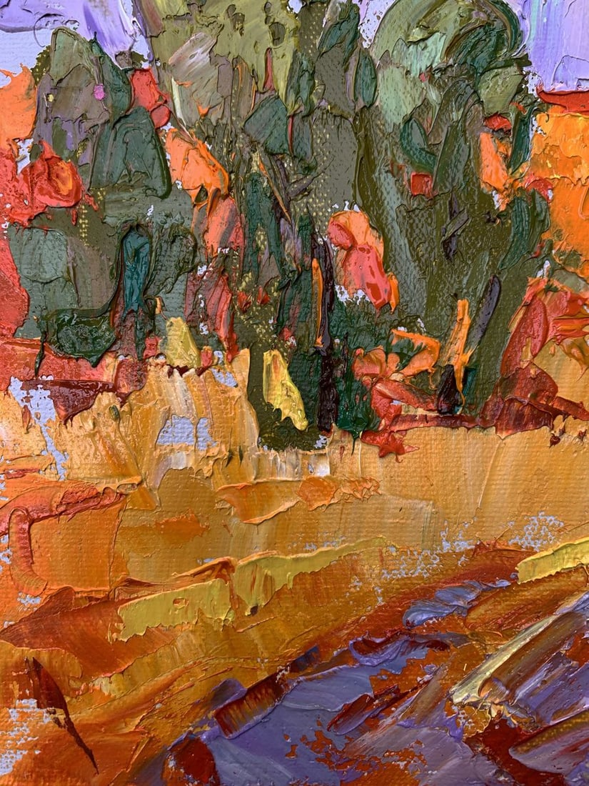 Oil painting Strong wind Kalenyuk Alex - 5