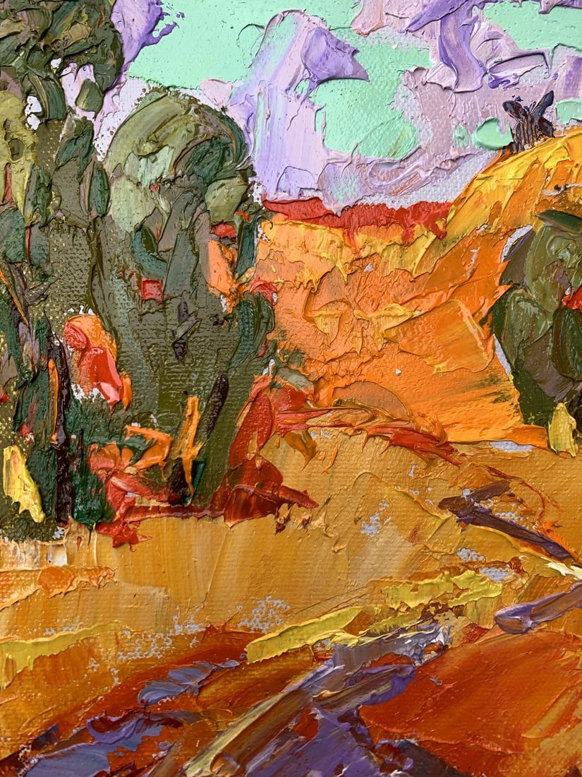 Oil painting Strong wind Kalenyuk Alex - 6