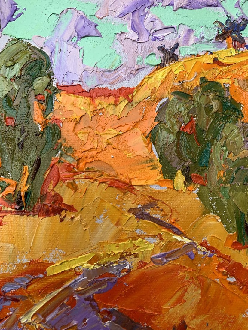 Oil painting Strong wind Kalenyuk Alex - 8