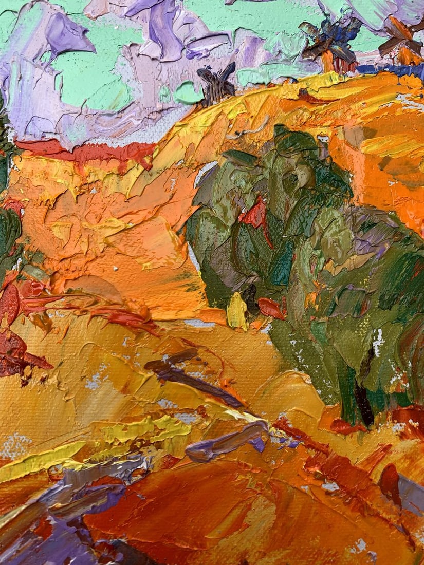 Oil painting Strong wind Kalenyuk Alex - 9