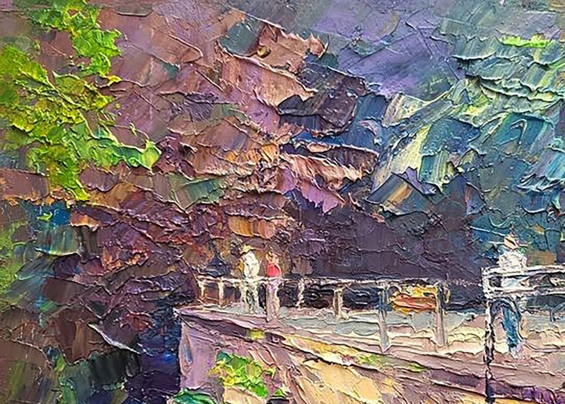 Oil painting Near the Healing Spring Serdyuk Boris Petrovich - 2