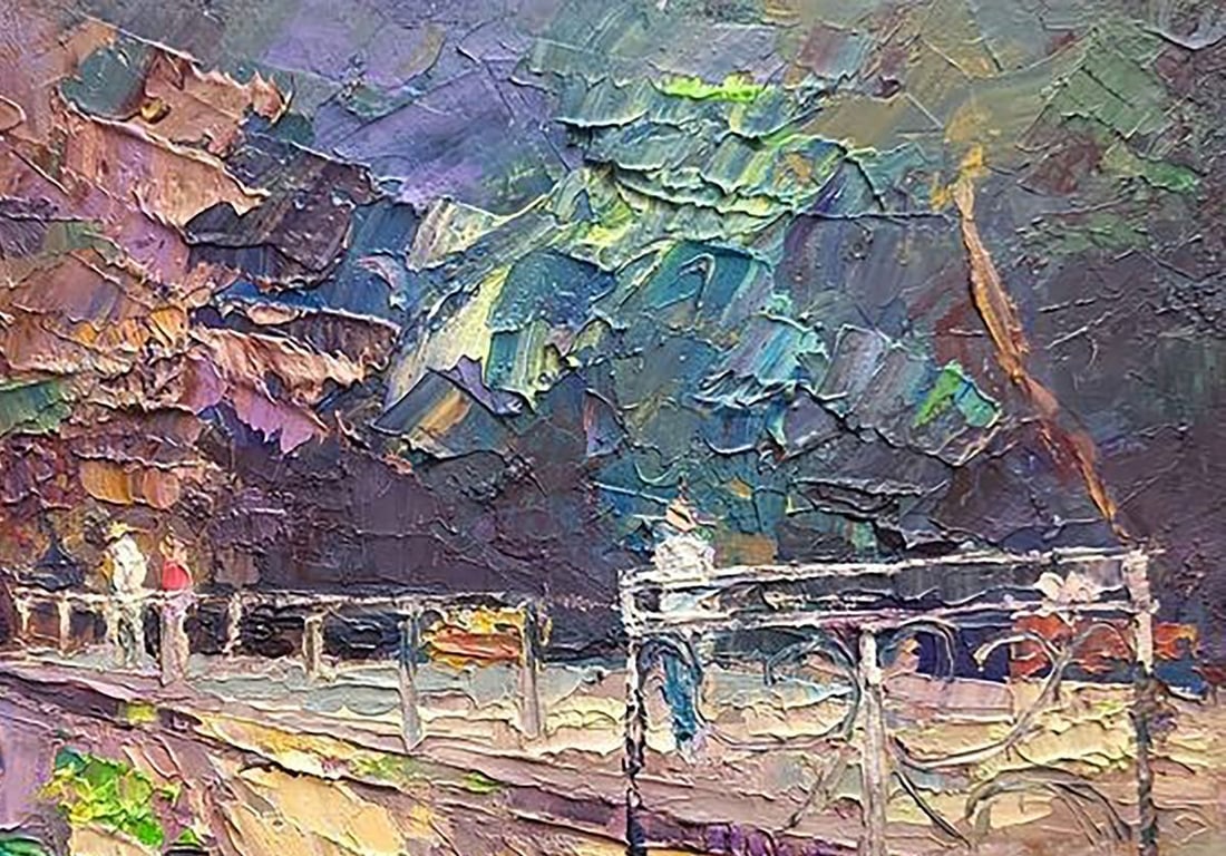 Oil painting Near the Healing Spring Serdyuk Boris Petrovich - 3