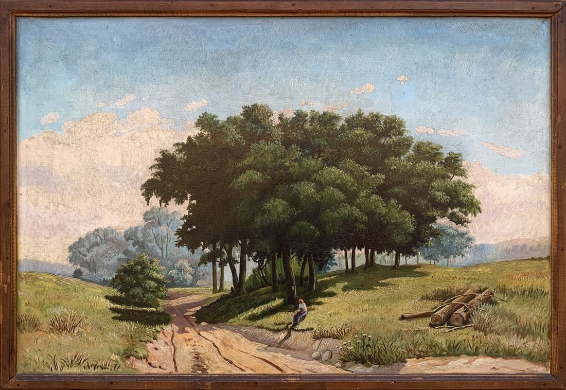 Oil painting shade on a sunny day Koltunov A. (1 of 15)