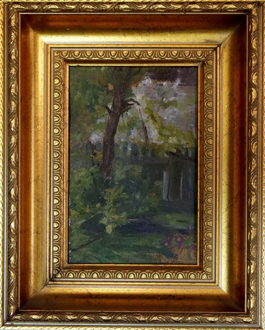 Oil painting View from the yard Yarovoy Nikolay Nikolaevich (1 of 8)