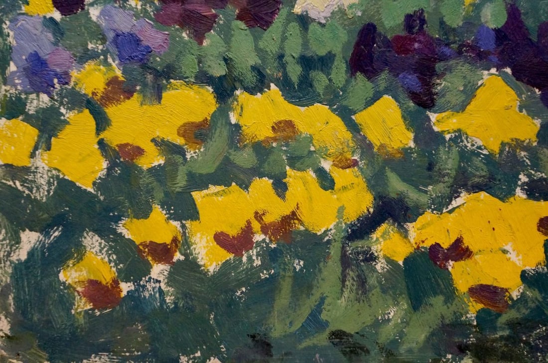 Oil painting Flower field Pokulity Konstantin Ivanovich - 2