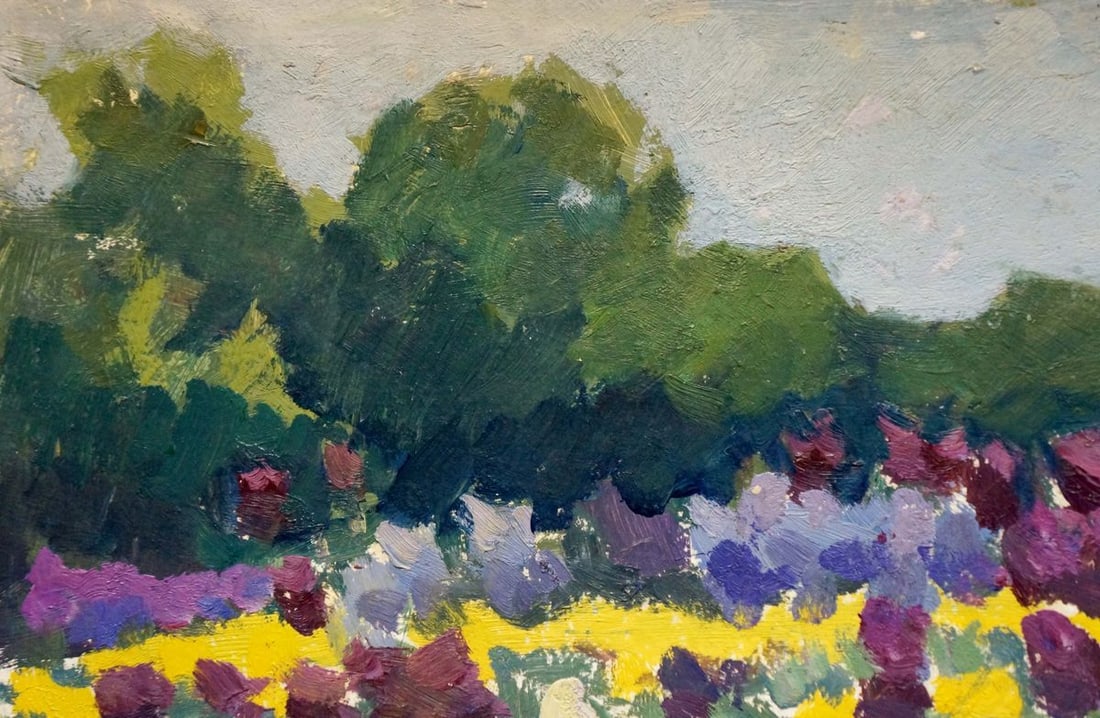 Oil painting Flower field Pokulity Konstantin Ivanovich - 3