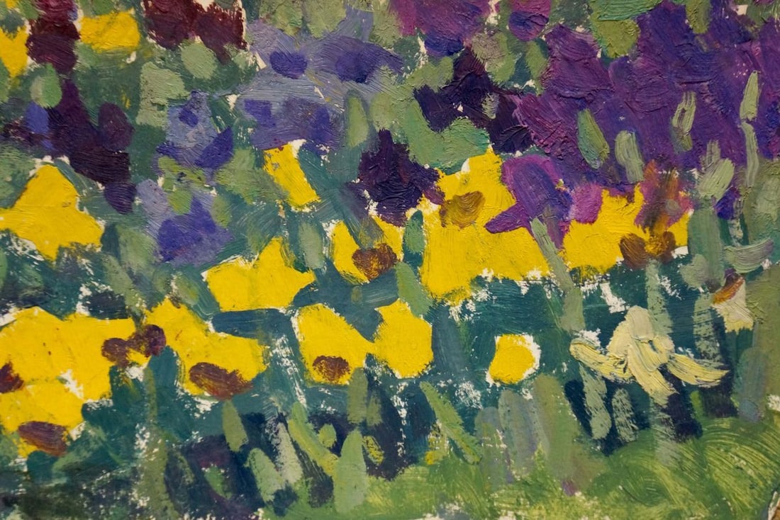 Oil painting Flower field Pokulity Konstantin Ivanovich - 5