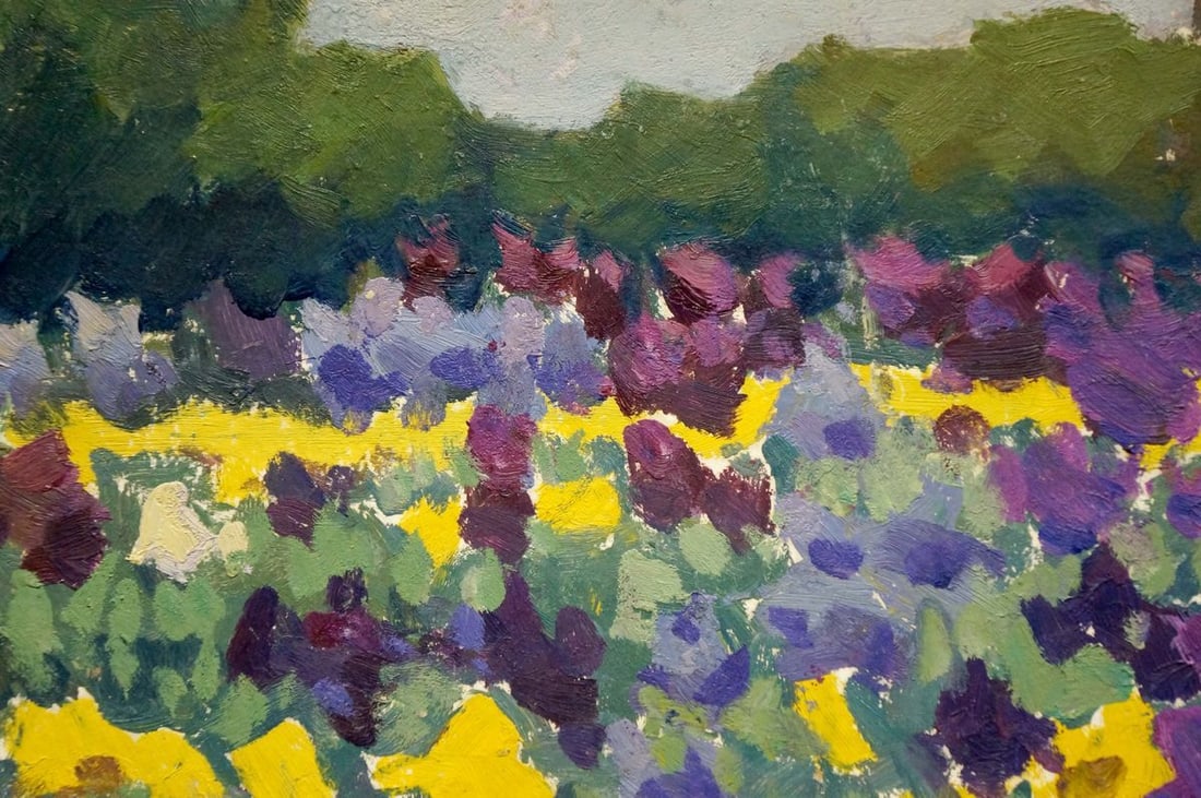 Oil painting Flower field Pokulity Konstantin Ivanovich - 6
