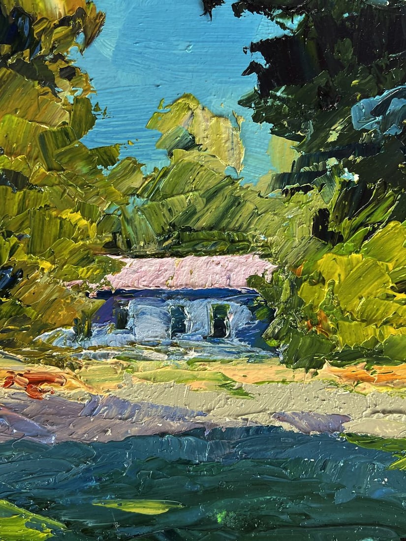 Oil painting Edge of the Village Boris Serdyuk - 7