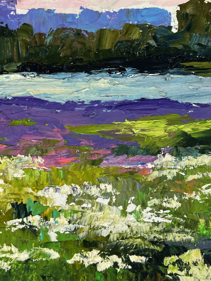 Oil painting Meadows of growing flowers Boris Serdyuk - 9