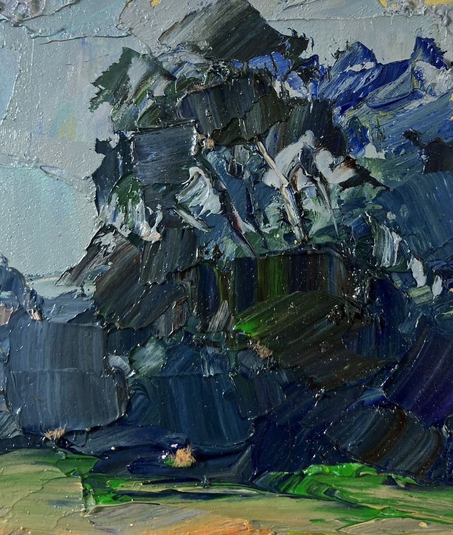 Oil painting Field with cows Boris Serdyuk - 4