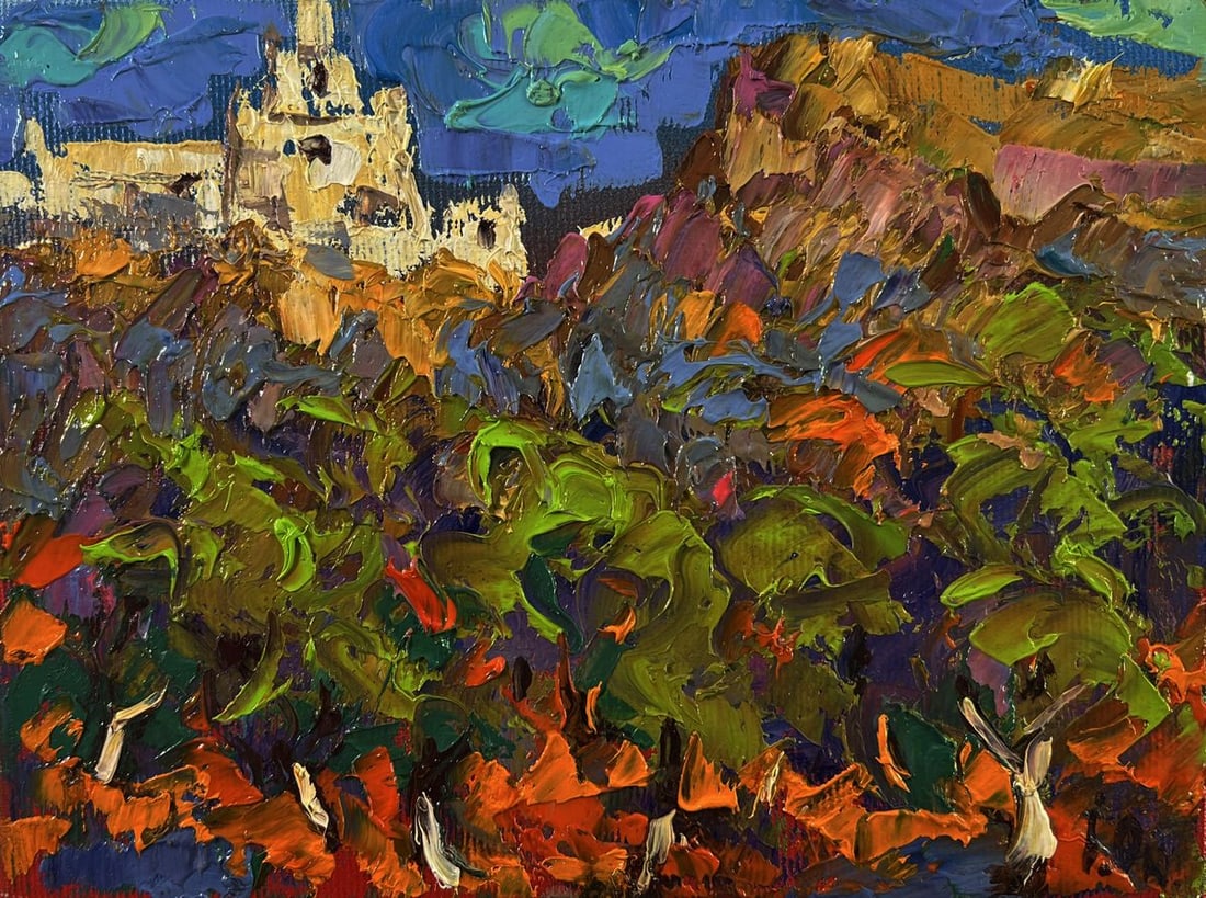 Oil painting A walk through the summer forest Oleksiy Ivanyuk - 3